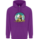 Snowmobile Dont Follow Me Funny Childrens Kids Hoodie Purple
