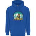 Snowmobile Dont Follow Me Funny Childrens Kids Hoodie Royal Blue