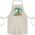 Snowmobile Dont Follow Me Funny Cotton Apron 100% Organic Natural