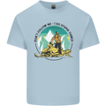 Snowmobile Dont Follow Me Funny Kids T-Shirt Childrens Light Blue