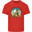 Snowmobile Dont Follow Me Funny Kids T-Shirt Childrens Red