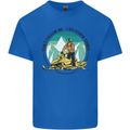 Snowmobile Dont Follow Me Funny Kids T-Shirt Childrens Royal Blue