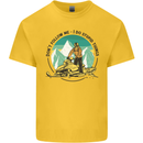 Snowmobile Dont Follow Me Funny Kids T-Shirt Childrens Yellow