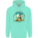 Snowmobile Dont Follow Me Funny Mens 80% Cotton Hoodie Peppermint