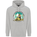 Snowmobile Dont Follow Me Funny Mens 80% Cotton Hoodie Sports Grey