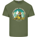 Snowmobile Dont Follow Me Funny Mens Cotton T-Shirt Tee Top Military Green