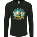 Snowmobile Dont Follow Me Funny Mens Long Sleeve T-Shirt Black