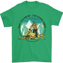 Snowmobile Dont Follow Me Funny Mens T-Shirt 100% Cotton Irish Green