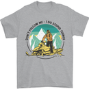 Snowmobile Dont Follow Me Funny Mens T-Shirt 100% Cotton Sports Grey