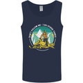 Snowmobile Dont Follow Me Funny Mens Vest Tank Top Navy Blue