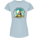 Snowmobile Dont Follow Me Funny Womens Petite Cut T-Shirt Light Blue