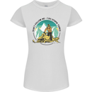 Snowmobile Dont Follow Me Funny Womens Petite Cut T-Shirt White