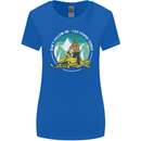 Snowmobile Dont Follow Me Funny Womens Wider Cut T-Shirt Royal Blue