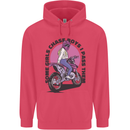 Some Girls Chase Funny Biker Motorcycle Childrens Kids Hoodie Heliconia