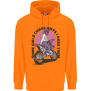 Some Girls Chase Funny Biker Motorcycle Childrens Kids Hoodie Orange