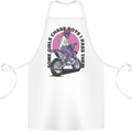 Some Girls Chase Funny Biker Motorcycle Cotton Apron 100% Organic White
