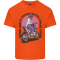 Some Girls Chase Funny Biker Motorcycle Kids T-Shirt Childrens Orange