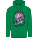 Some Girls Chase Funny Biker Motorcycle Mens 80% Cotton Hoodie Irish Green