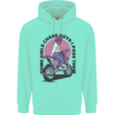 Some Girls Chase Funny Biker Motorcycle Mens 80% Cotton Hoodie Peppermint