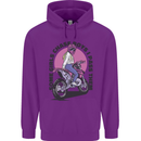 Some Girls Chase Funny Biker Motorcycle Mens 80% Cotton Hoodie Purple