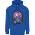 Some Girls Chase Funny Biker Motorcycle Mens 80% Cotton Hoodie Royal Blue