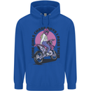 Some Girls Chase Funny Biker Motorcycle Mens 80% Cotton Hoodie Royal Blue