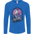Some Girls Chase Funny Biker Motorcycle Mens Long Sleeve T-Shirt Royal Blue