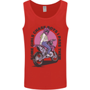 Some Girls Chase Funny Biker Motorcycle Mens Vest Tank Top Red