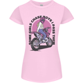 Some Girls Chase Funny Biker Motorcycle Womens Petite Cut T-Shirt Light Pink