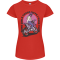 Some Girls Chase Funny Biker Motorcycle Womens Petite Cut T-Shirt Red