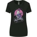 Some Girls Chase Funny Biker Motorcycle Womens Wider Cut T-Shirt Black