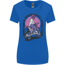 Some Girls Chase Funny Biker Motorcycle Womens Wider Cut T-Shirt Royal Blue