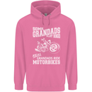 Some Grandad's Play Bingo Real Grandads Ride Motorbikes Mens 80% Cotton Hoodie Azelea