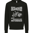 Some Grandad's Play Bingo Real Grandads Ride Motorbikes Mens Sweatshirt Jumper Black