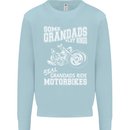 Some Grandad's Play Bingo Real Grandads Ride Motorbikes Mens Sweatshirt Jumper Light Blue