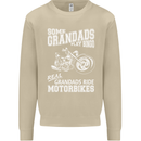 Some Grandad's Play Bingo Real Grandads Ride Motorbikes Mens Sweatshirt Jumper Sand