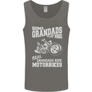 Some Grandad's Play Bingo Real Grandads Ride Motorbikes Mens Vest Tank Top Charcoal