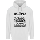 Some Grandpas Funny Biker Motorbike Bike Childrens Kids Hoodie White