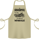 Some Grandpas Funny Biker Motorbike Bike Cotton Apron 100% Organic Khaki