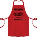 Some Grandpas Funny Biker Motorbike Bike Cotton Apron 100% Organic Red