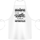 Some Grandpas Funny Biker Motorbike Bike Cotton Apron 100% Organic White