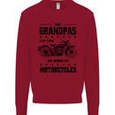 Some Grandpas Funny Biker Motorbike Bike Kids Sweatshirt Jumper Red
