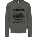 Some Grandpas Funny Biker Motorbike Bike Kids Sweatshirt Jumper Storm Grey