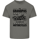 Some Grandpas Funny Biker Motorbike Bike Kids T-Shirt Childrens Charcoal