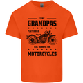 Some Grandpas Funny Biker Motorbike Bike Kids T-Shirt Childrens Orange