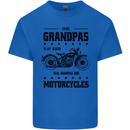 Some Grandpas Funny Biker Motorbike Bike Kids T-Shirt Childrens Royal Blue