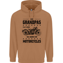 Some Grandpas Funny Biker Motorbike Bike Mens 80% Cotton Hoodie Caramel Latte