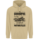 Some Grandpas Funny Biker Motorbike Bike Mens 80% Cotton Hoodie Sand