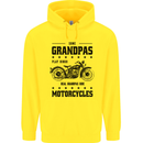 Some Grandpas Funny Biker Motorbike Bike Mens 80% Cotton Hoodie Yellow