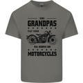 Some Grandpas Funny Biker Motorbike Bike Mens Cotton T-Shirt Tee Top Charcoal